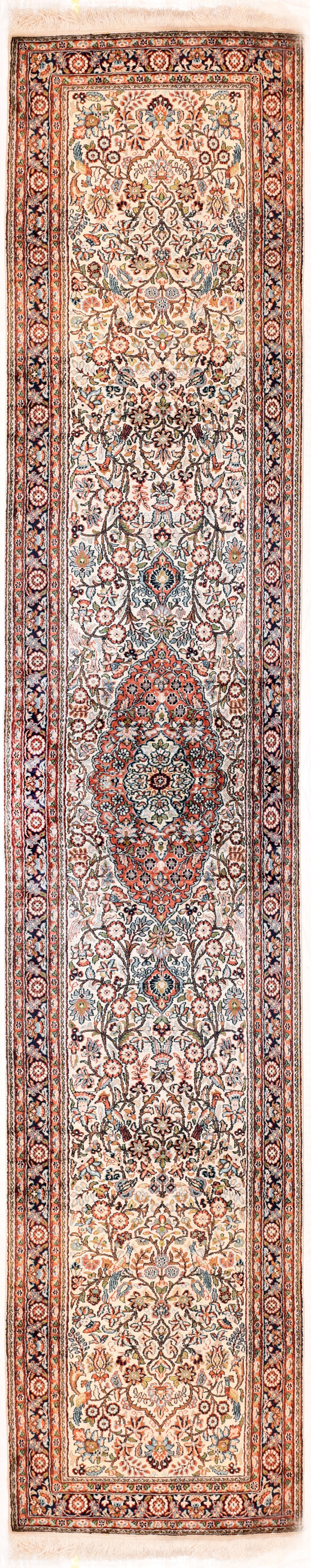 Excellent Brown Kashmiri Indian Area Rug