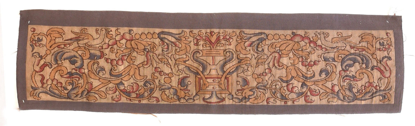 Antique Red French Tapestry Area Rug