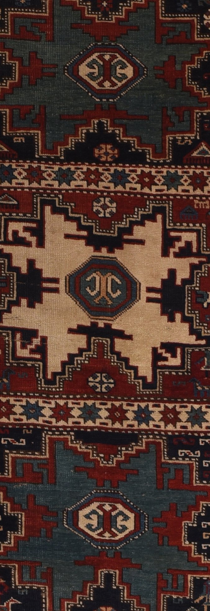 Antique Shirvan/Cuba Caucasian Russian Area Rug