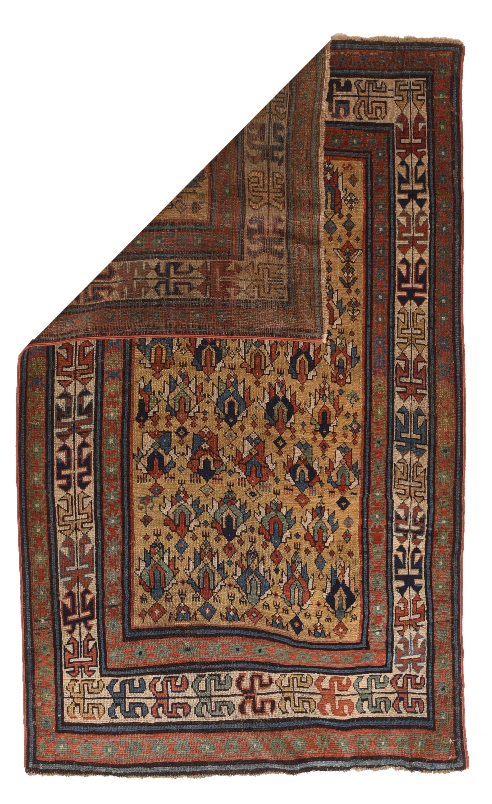 Antique Bidjov Rug