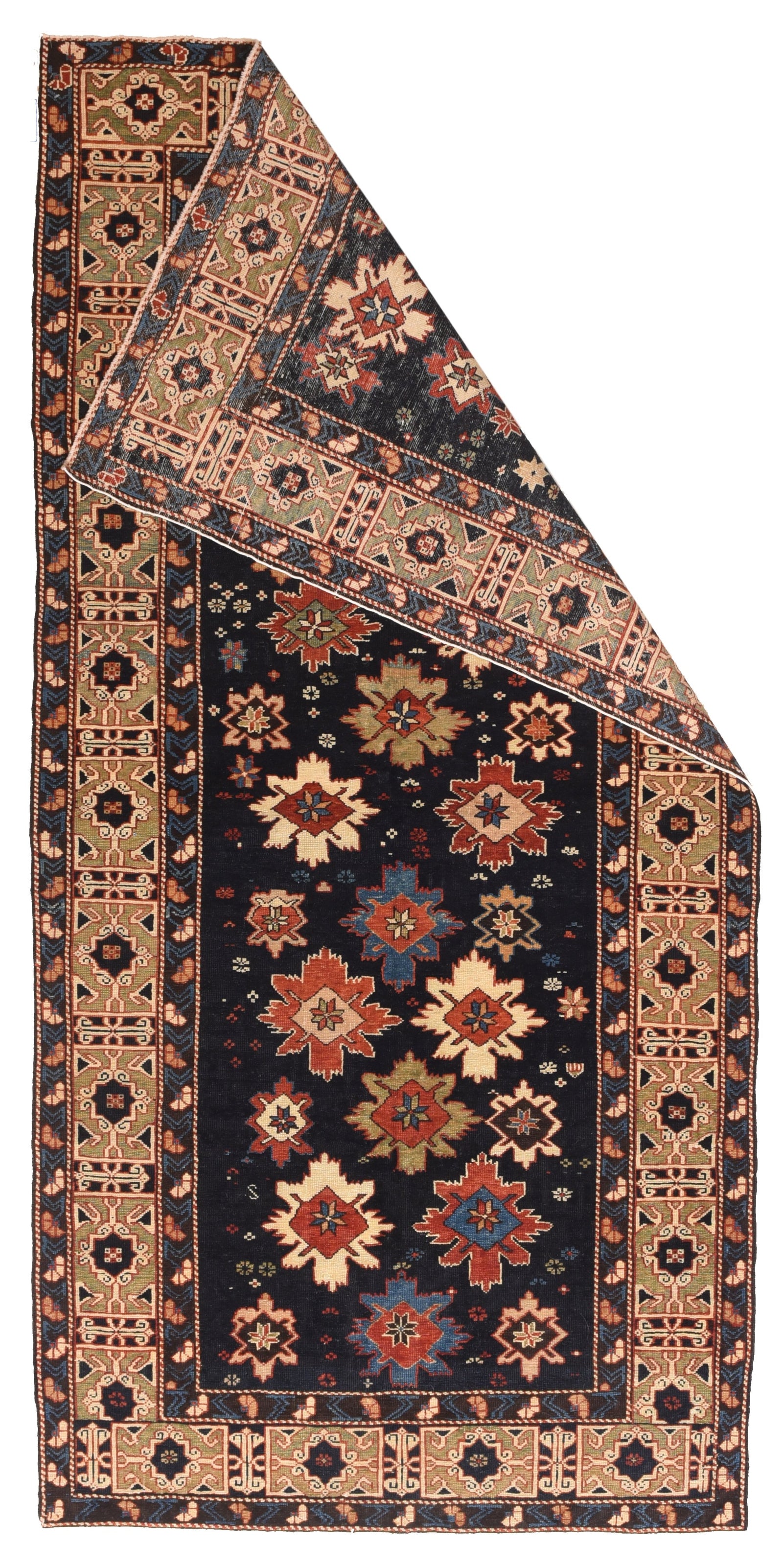 Vintage Shirvan Russian Area Rug