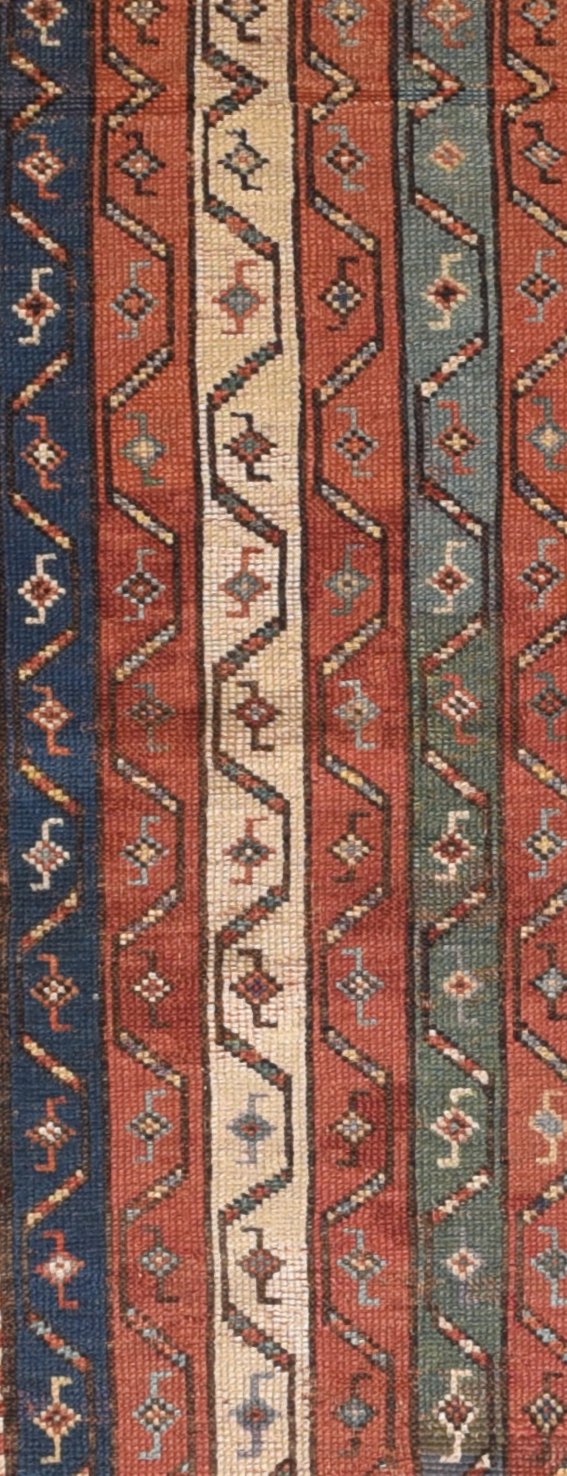 Antique Kazak/Ganjeh Russian Area Rug