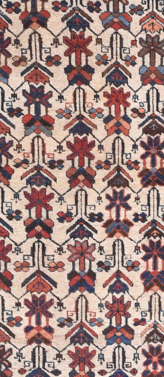 Antique Afshar Persian Scatter Rug