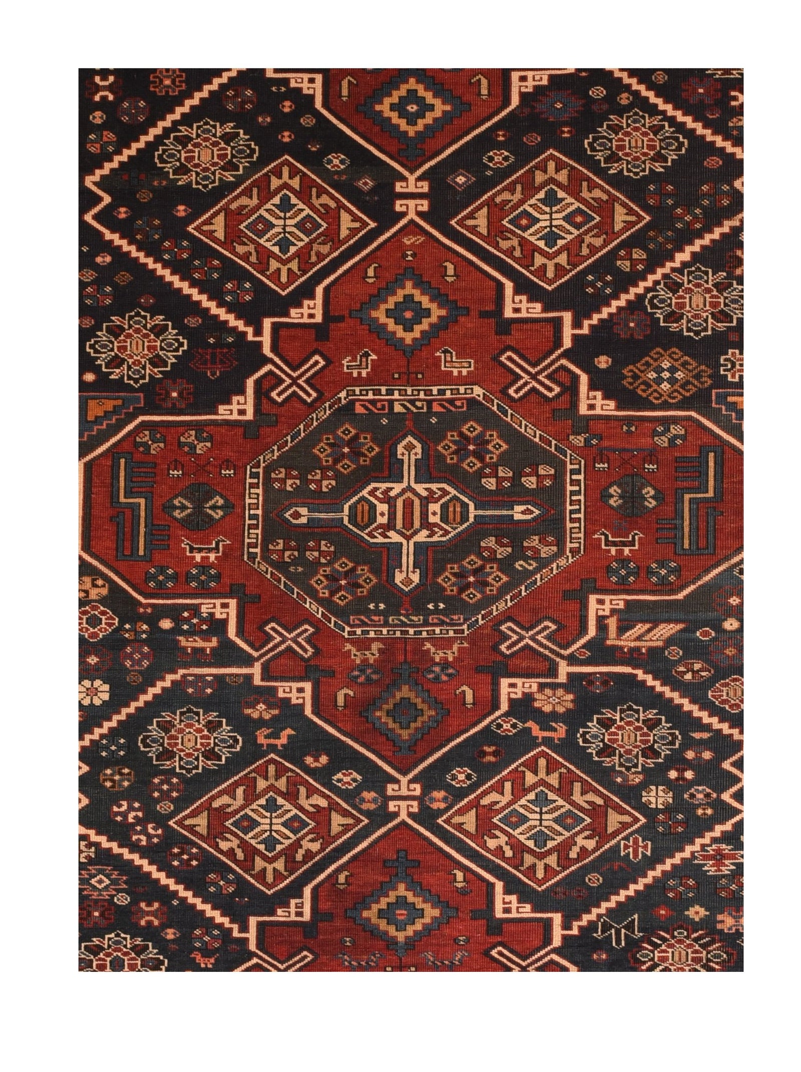 Antique Shrivan Russian Area Rug