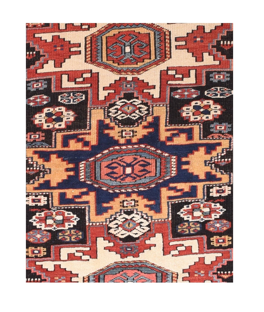 Antique Kuba Russian Area Rug