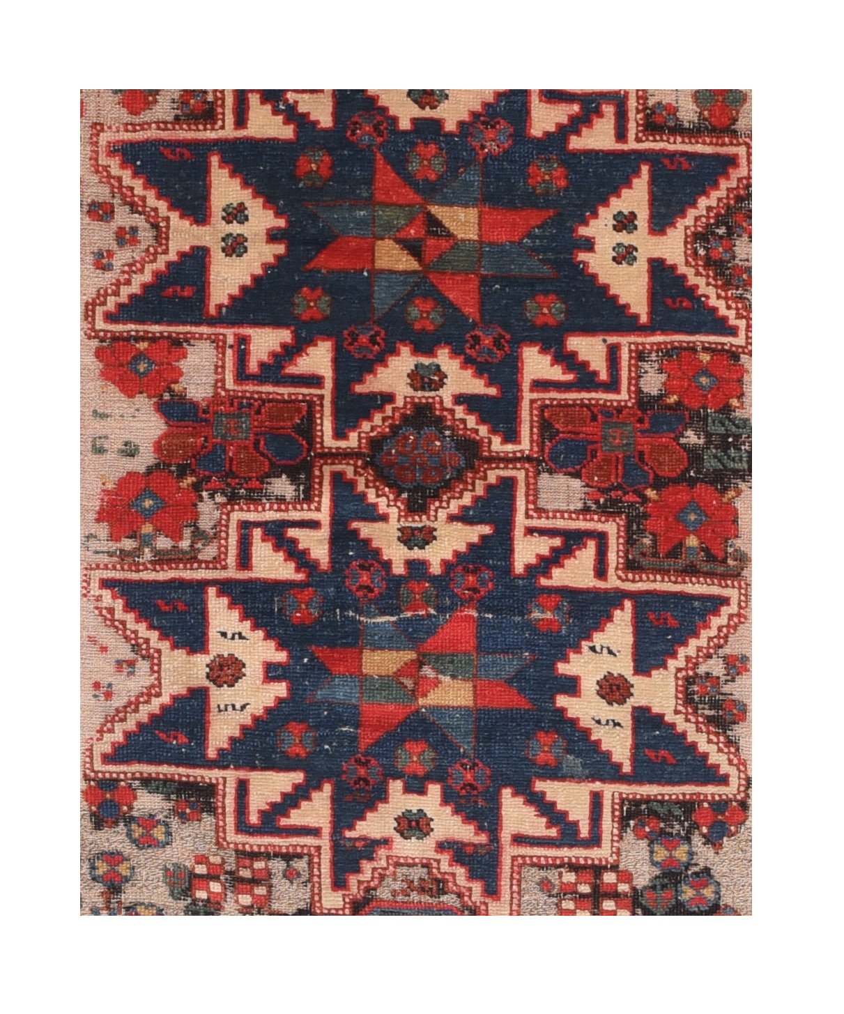 Antique Shirvan Russian Area Rug