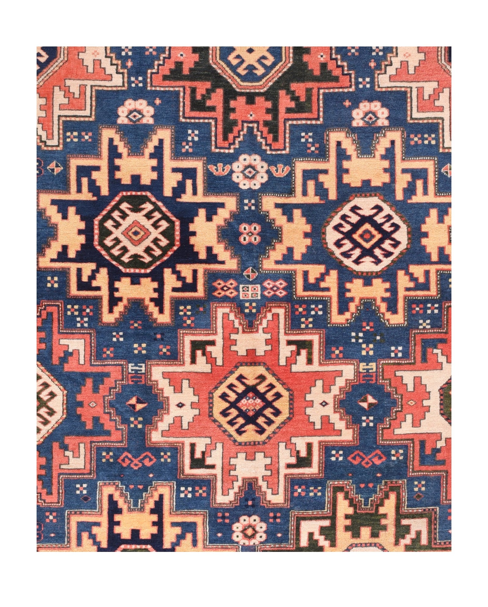 Antique Shirvan Caucasian Russian Area Rug