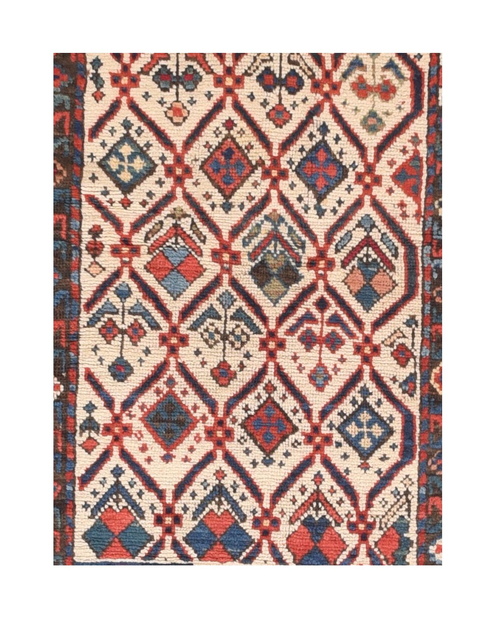 Antique Caucasian Prayer Rug