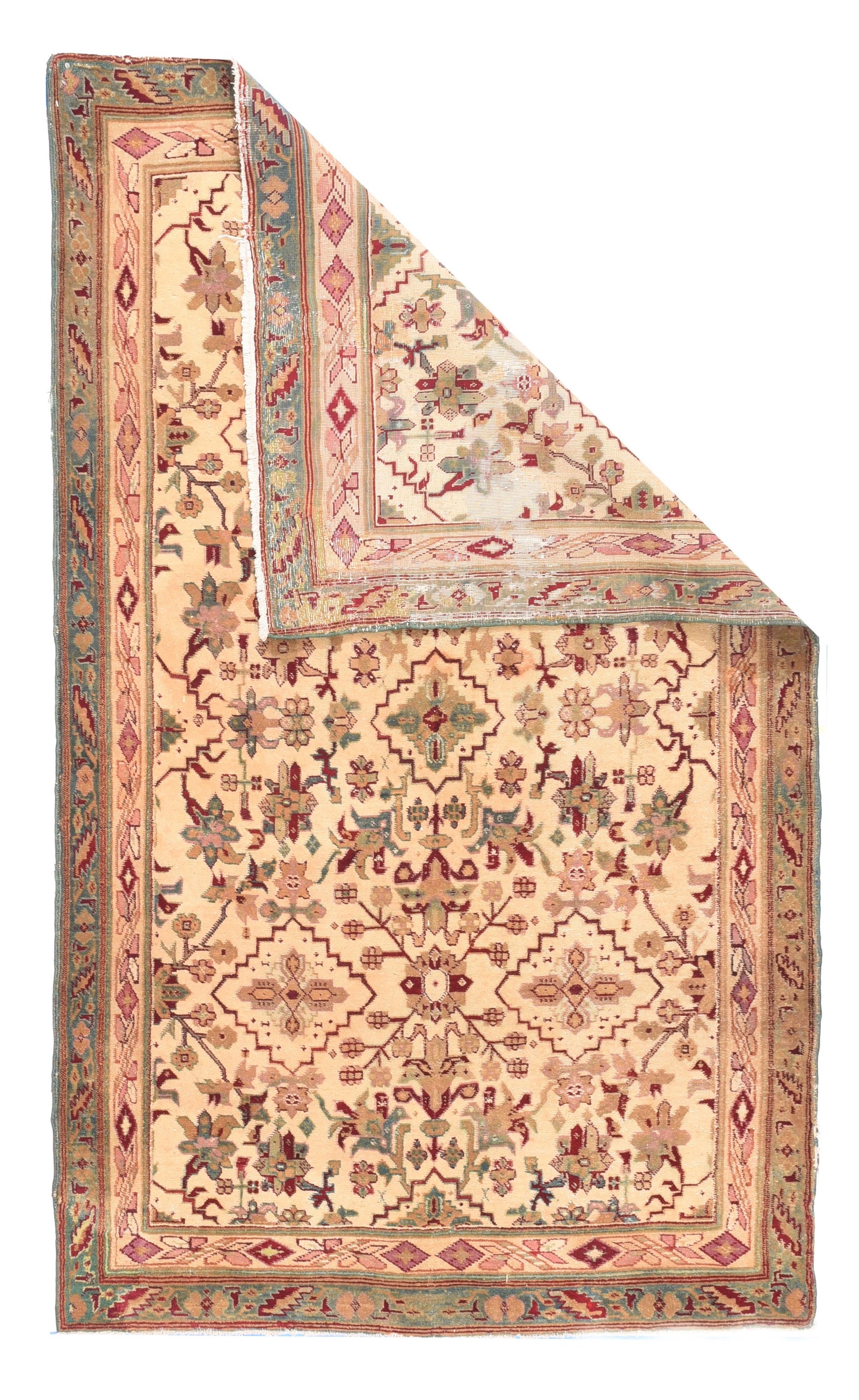 Antique Agra Indian Rug