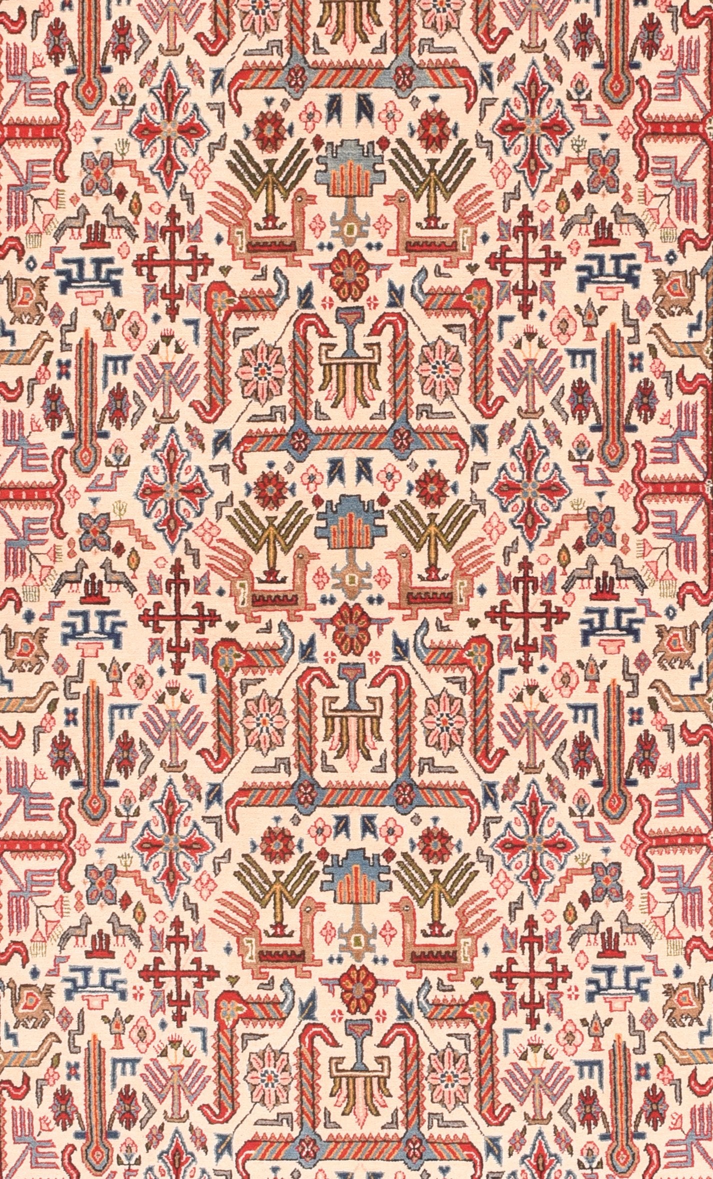 Semi Beige Tehran Persian Area Rug