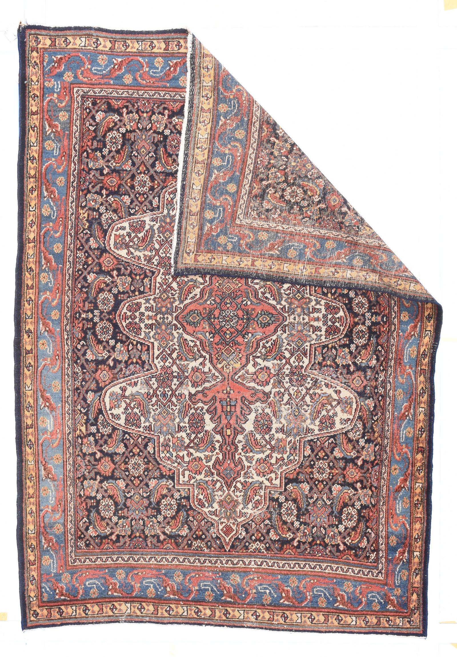 Antique Bibikabad Persian Tribal Rug