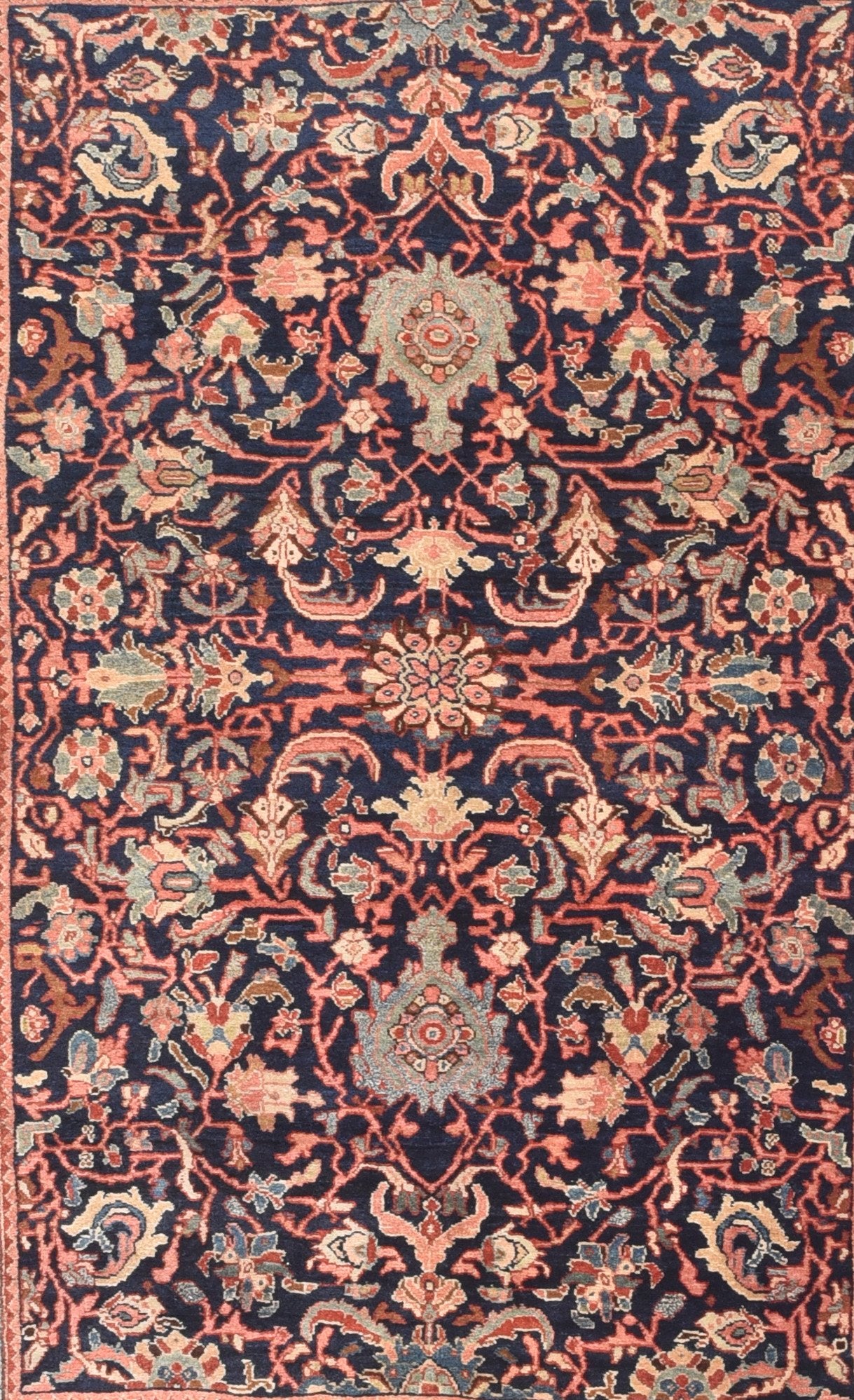 Antique Halvaie Bidjar Persian Rug