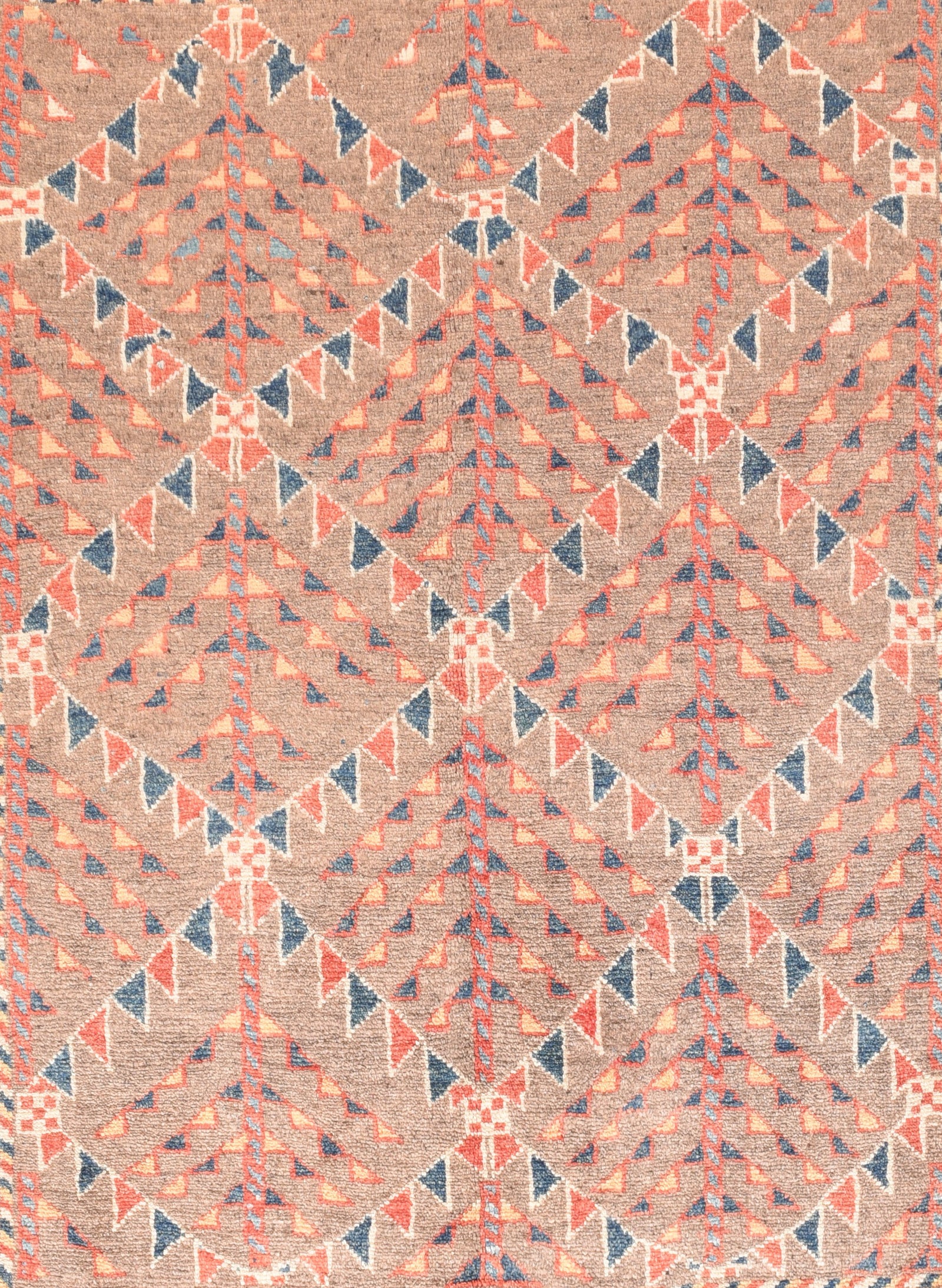 Semi Light Brown Veramin Persian Area Rug