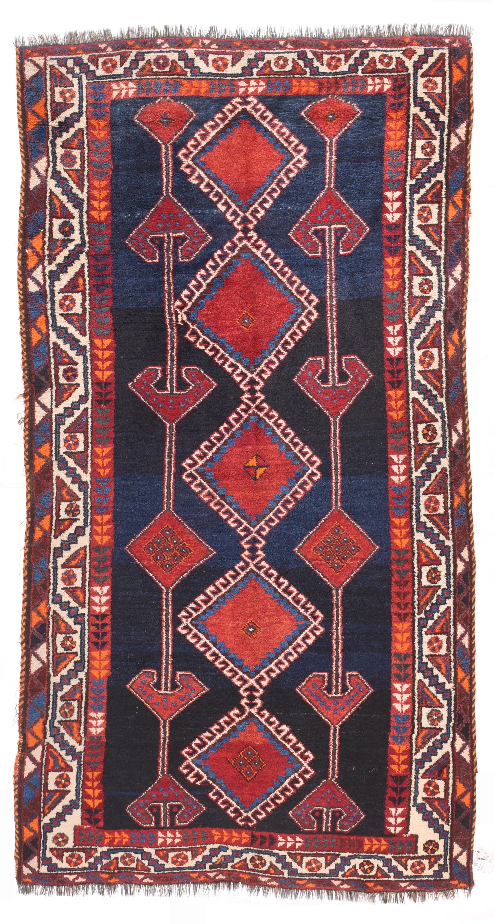 Antique Red Lori Persian Area Rug