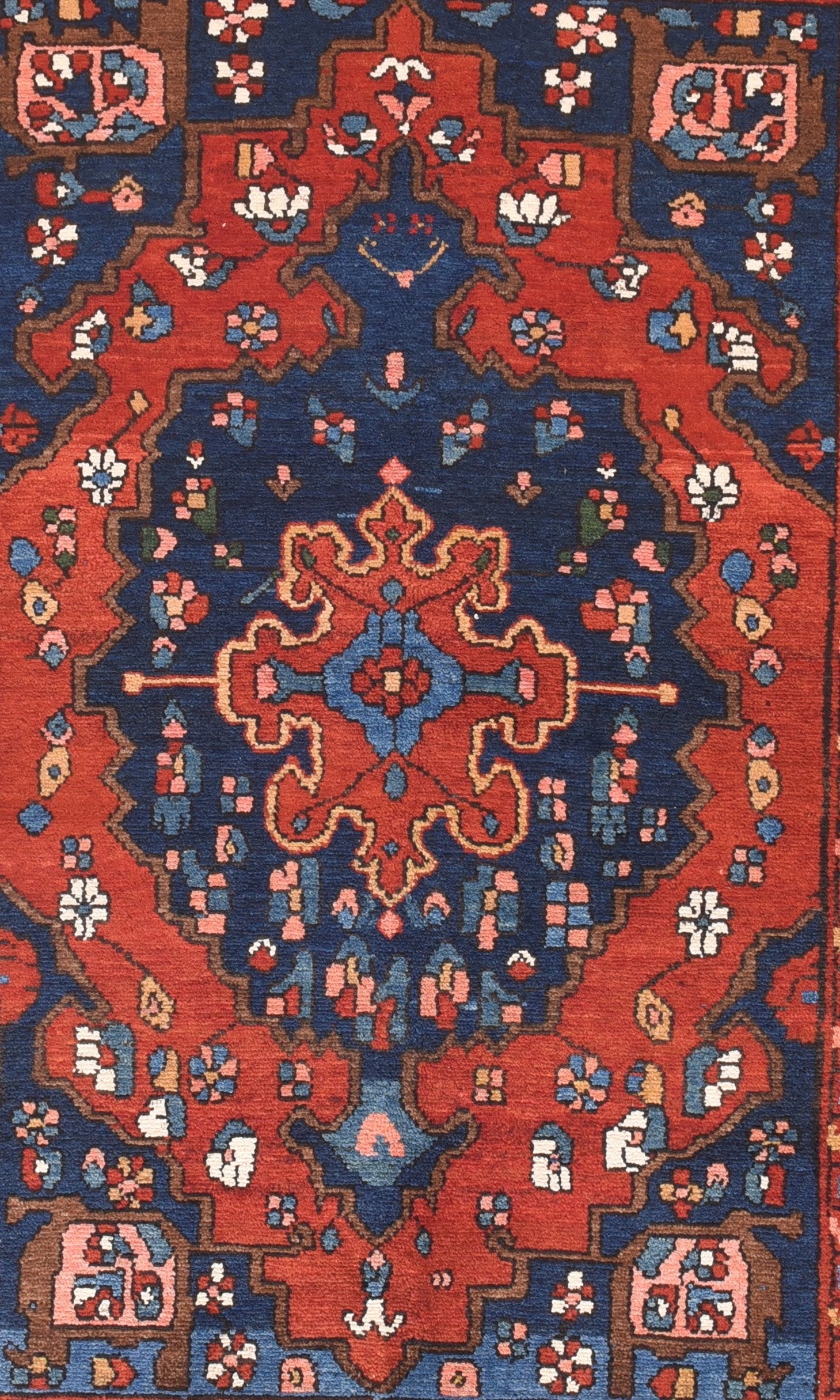 Semi Rust Bakhtiari Persian Area Rug