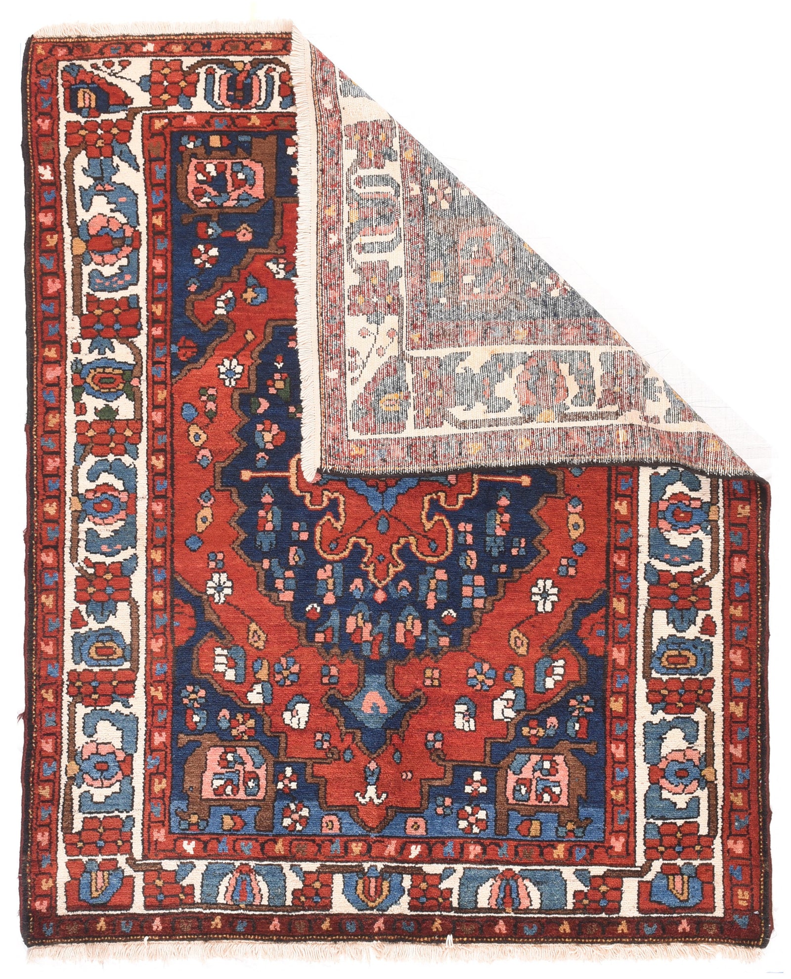 Semi Rust Bakhtiari Persian Area Rug