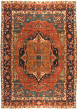 Antique Rust Persian Bakhshayesh Area Rug