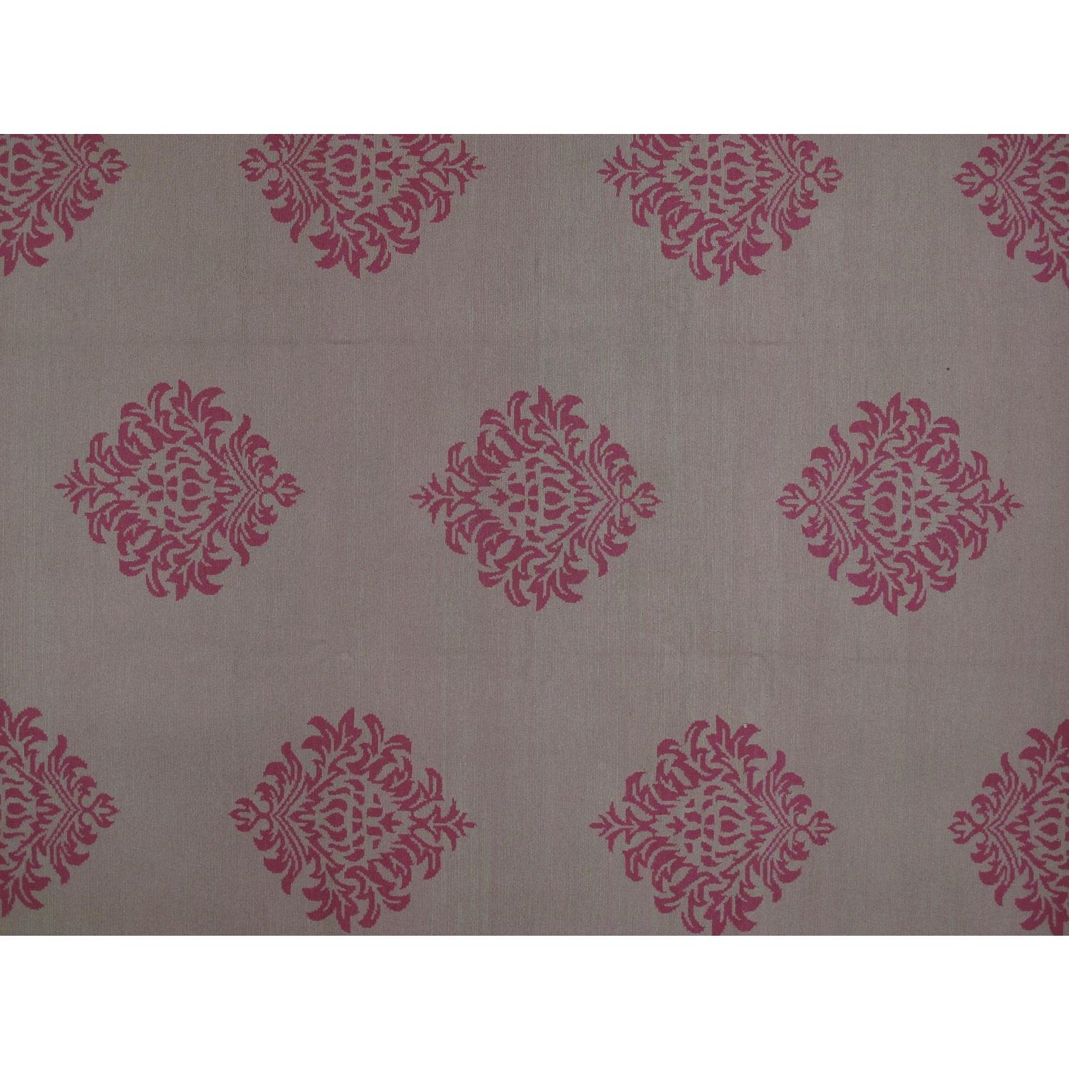 Soumak Design Hand Woven Wool Rug - 9' X 12'