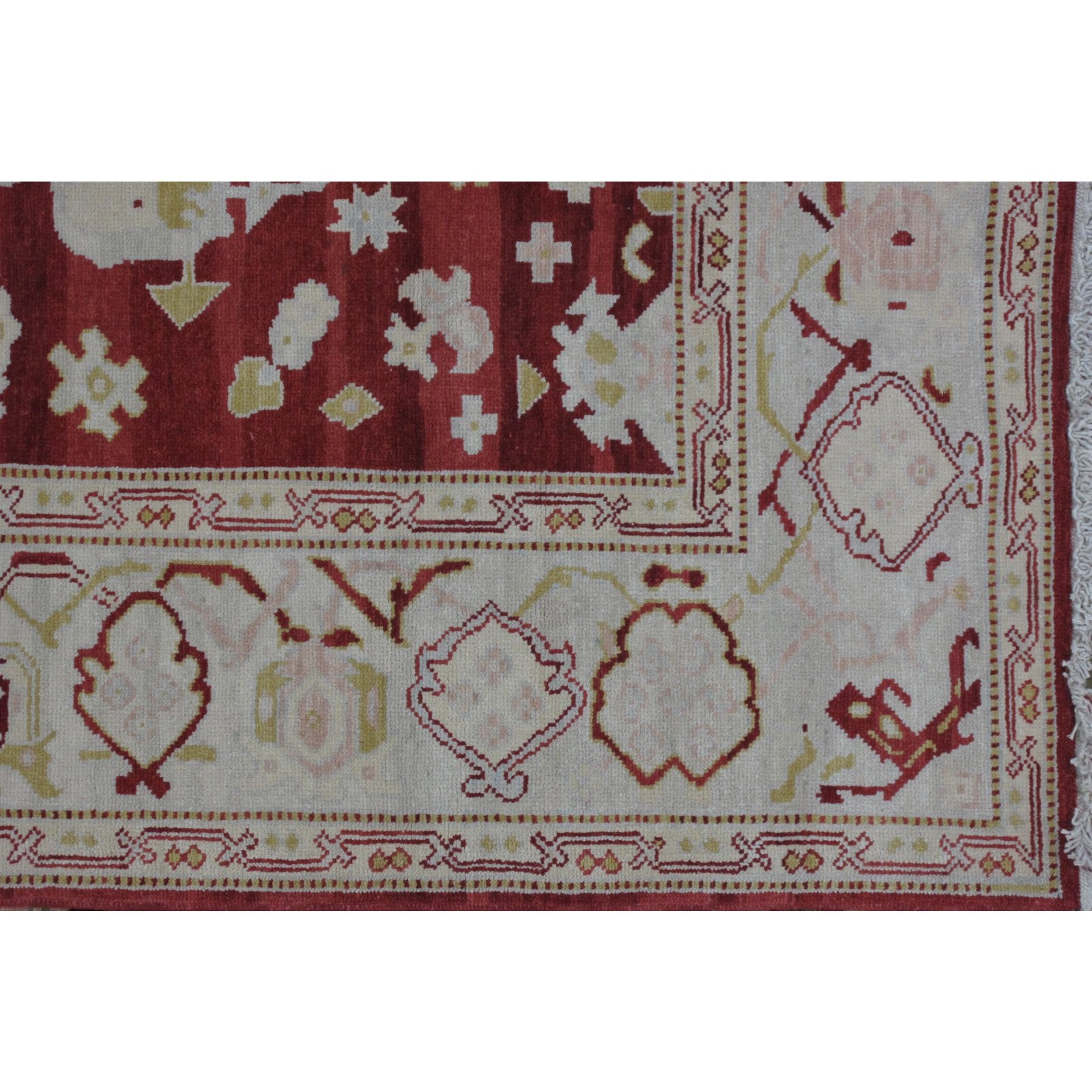 Turkish Oushak Design Hand Woven Wool Rug - 8' X 10'