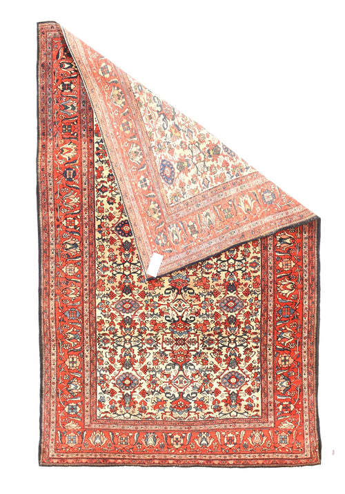 Antique Farahan Sarouk Persian Area Rug