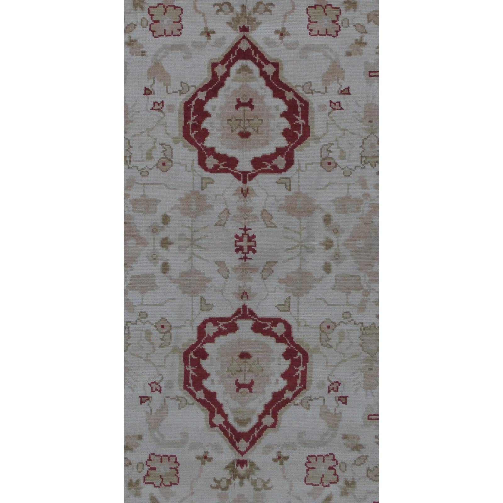 Turkish Oushak Design Hand Woven Wool Rug - 8' X 10'