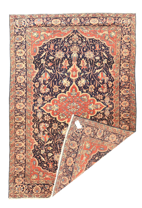 Antique Sarouk Farahan Persian Area Rug