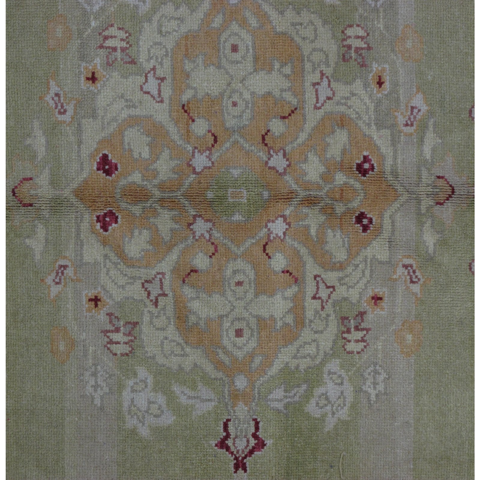 Turkish Oushak Design Hand Woven Wool Rug - 8' X 10'