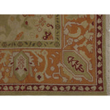 Turkish Oushak Design Hand Woven Wool Rug - 8' X 10'