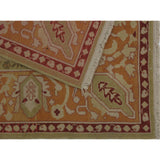 Turkish Oushak Design Hand Woven Wool Rug - 8' X 10'