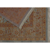 Turkish Oushak Design Hand Woven Wool Rug - 8' X 10'
