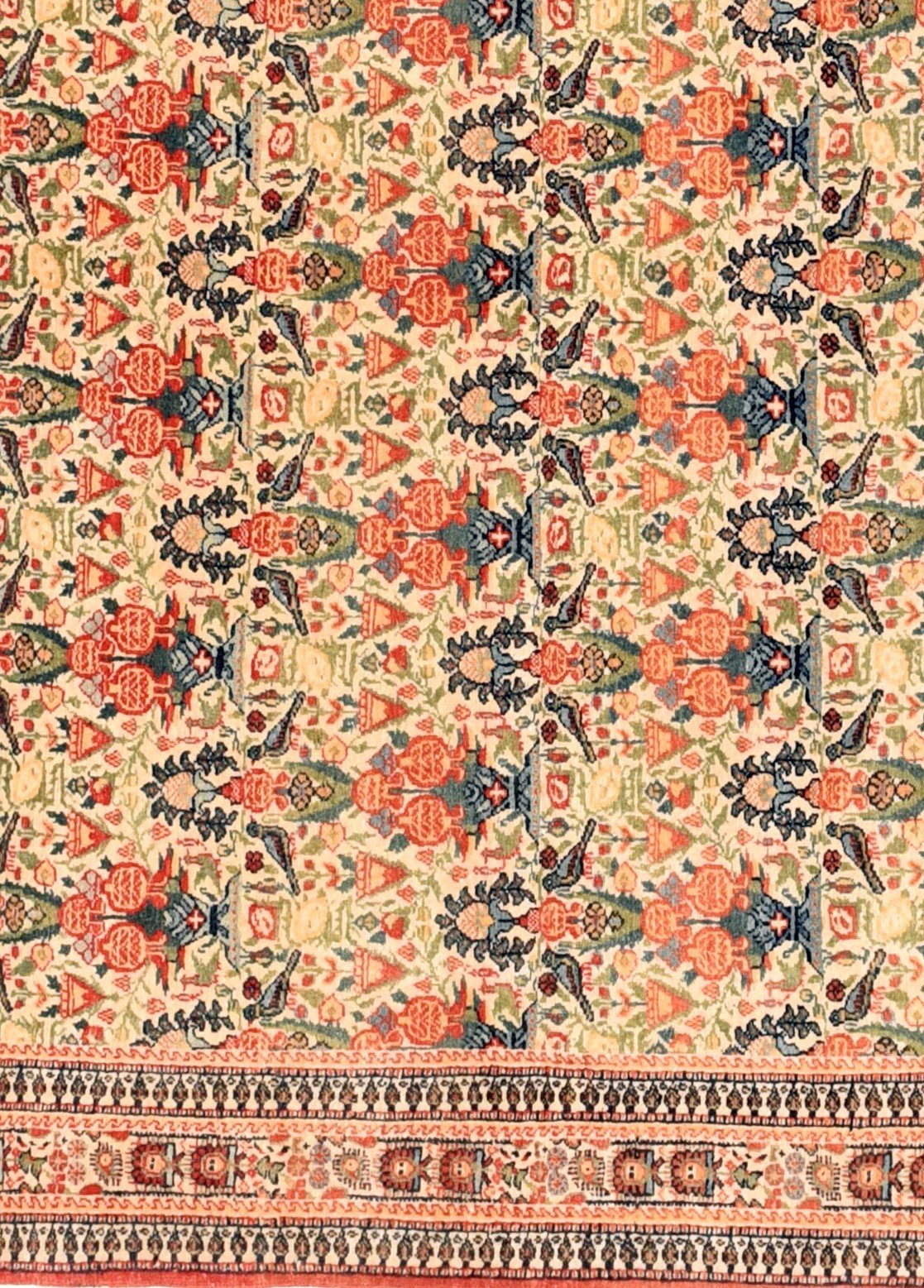 Antique Tehran Persian Area Rug