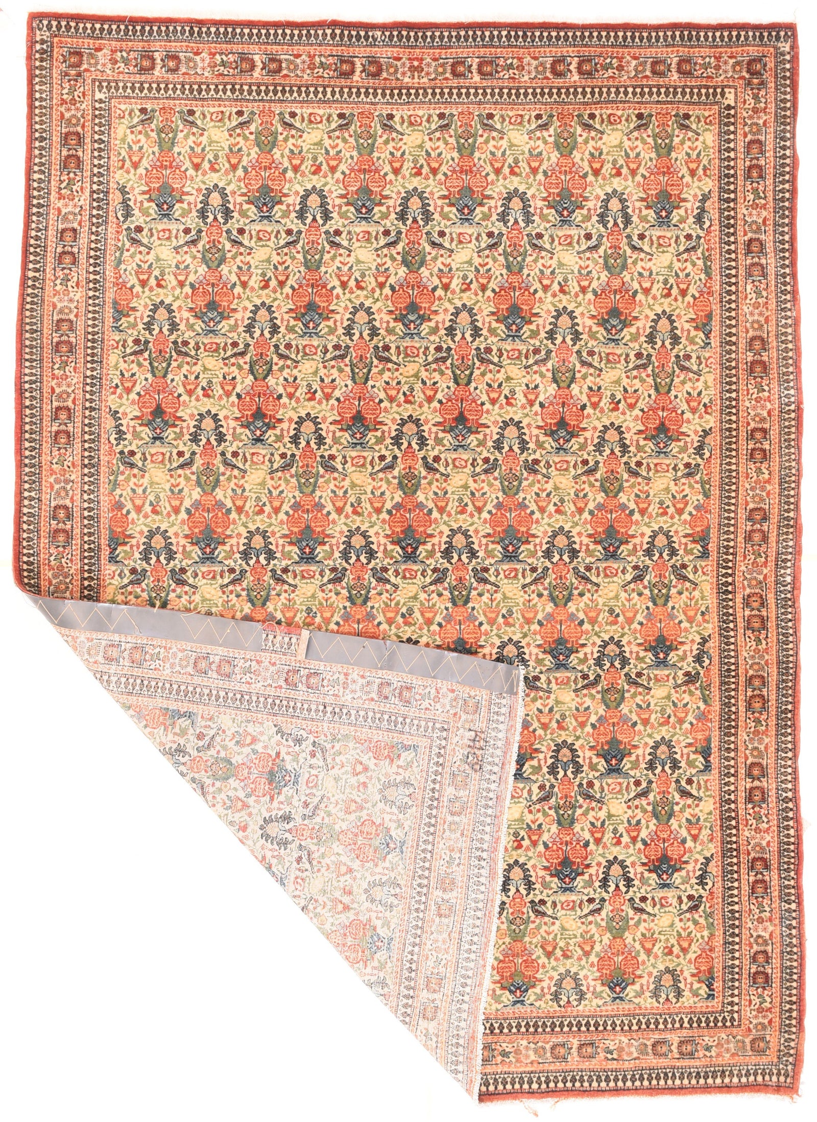 Antique Tehran Persian Area Rug
