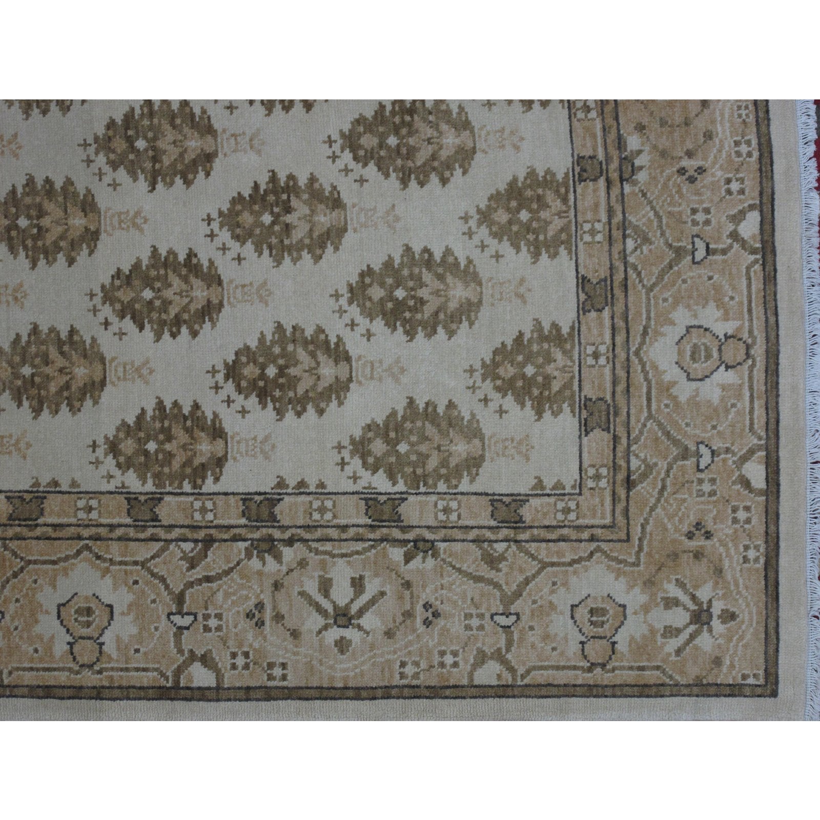 Turkish Oushak Design Hand Woven Wool Rug - 8' X 10'