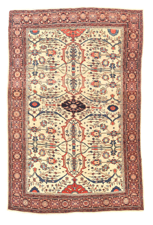 Extremely Fine Persian Antique Farahan Sarouk 
