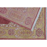 Turkish Oushak Design Hand Woven Wool Rug - 8' X 10