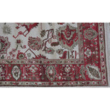 Turkish Oushak Design Hand Woven Wool Rug - 6' X 9'