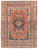 Antique Red Tabriz Haji Jalili Persian Area Rug