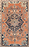 Antique Tabriz Haji Jalili Persian Area Rug