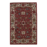 Turkish Oushak Design Hand Woven Wool Rug - 6' X 9'
