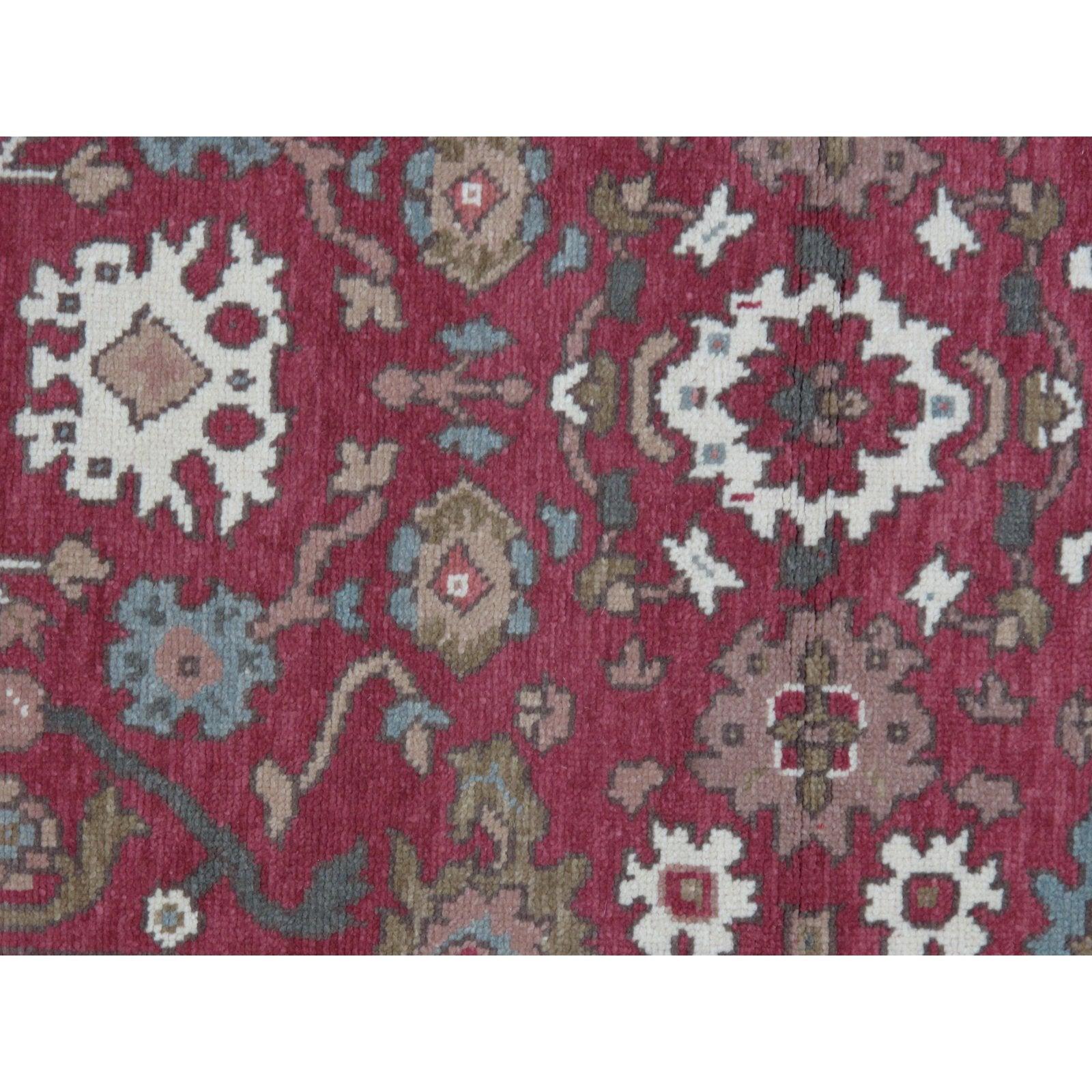 Turkish Oushak Design Hand Woven Wool Rug - 6' X 9'