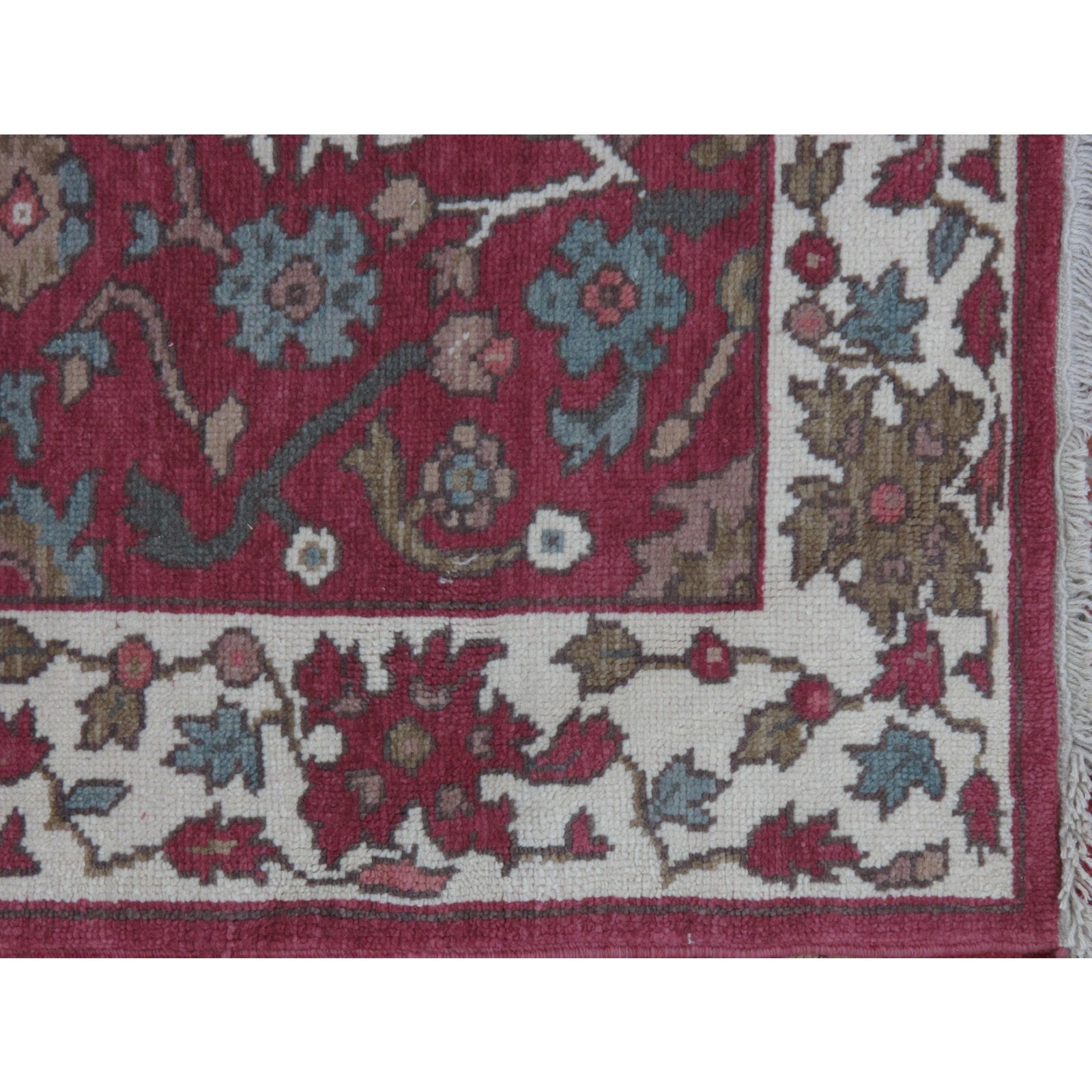 Turkish Oushak Design Hand Woven Wool Rug - 6' X 9'