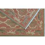 Soumak Design Hand Woven Wool Rug - 6' X 9'