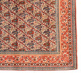 Antique Qum Persian Area Rug