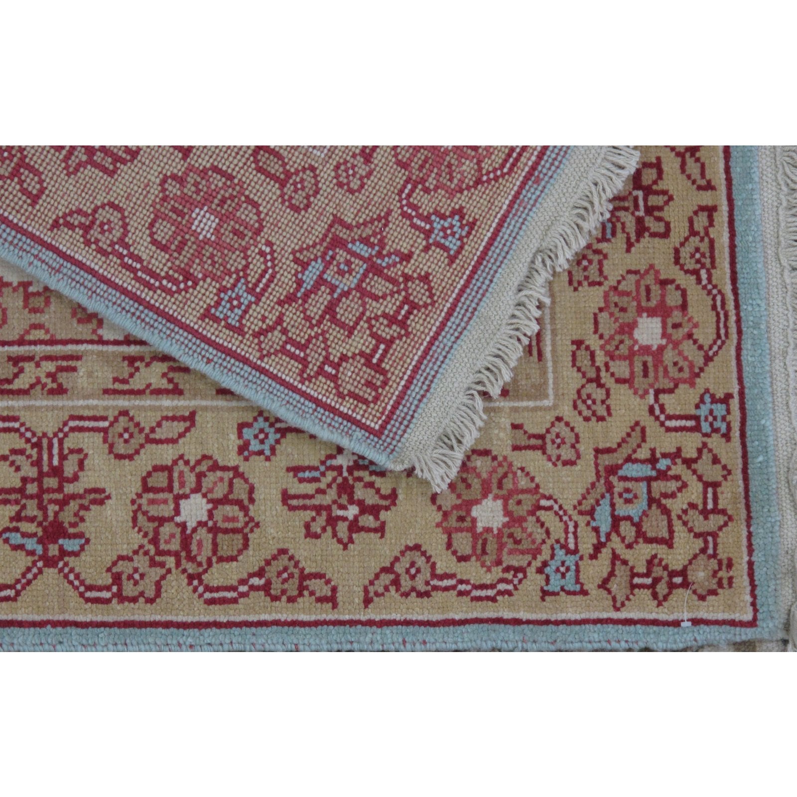 Turkish Oushak Design Hand Woven Wool Rug - 6' X 9'