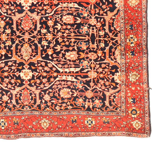 Antique Farahan Sarouk Persian Rug
