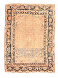 Antique Red Tabriz Haji Jalili Persian Area Rug