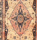 Hand Knotted Persian Mohtasham Kashan Wool