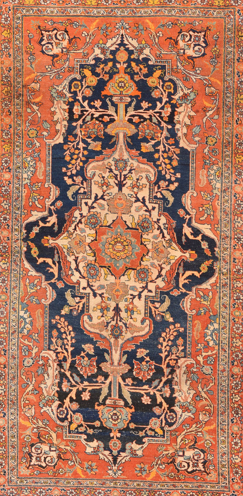 Antique Tabriz Haji Jalili Persian Area Rug