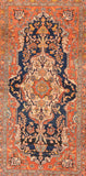 Antique Tabriz Haji Jalili Persian Area Rug