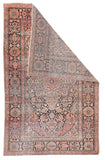 Antique Mohtasham Kashan Persian Area Rug